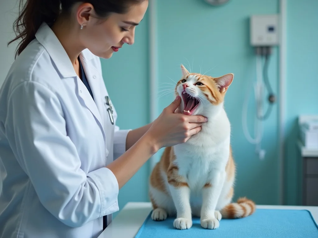 Affections bucco-dentaires chat