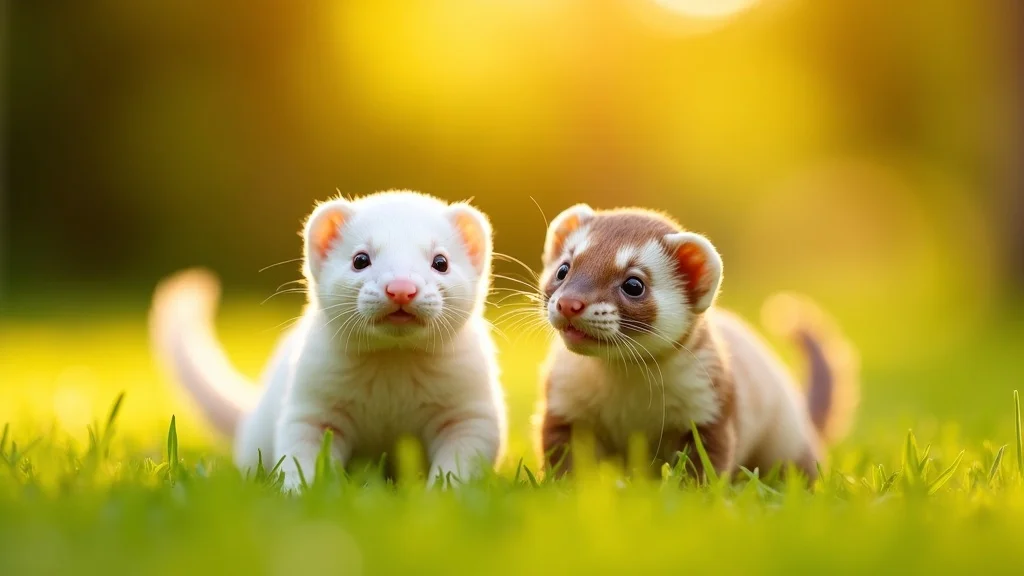 Vétérinaire examinant un furet à la Vétérinaire Tours, Tours, soins NAC spécialisés